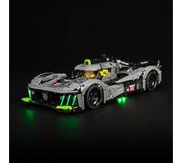 LED Light Set for Lego 42156 Technic Peugeot 9X8 24H Le Mans Hybrid Hypercar (Not a Lego Model), Update Version Decoration Lighting Set for Lego Le Mans Hybrid Hypercar Creative Toy