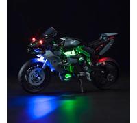 Led Light Set for Lego 42170 Kawasaki Ninja H2R Motorcycle (No Lego), Decoration Lighting Set for Lego Technic Kawasaki Ninja H2R Motorcycle Creative Toys