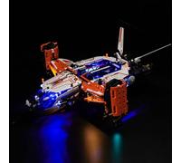 Led Light Set for Lego 42181 Technic VTOL Heavy Cargo Spaceship LT81 (No Model), Decoration Lighting Set for Lego VTOL Heavy Cargo Spaceship LT81 Creative Toys - Standard Version