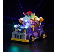 Led Light Set for Lego 71431 Bowser's Muscle Car Expansion Set (No Lego), Decoration Lighting Set for Lego Bowser's Muscle Car Expansion Set Creative Toys Lights