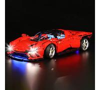 Led Light Set for Lego Ferrari Daytona SP3, Led Light Kit for Lego 42143 Lego Technic Ferrari Daytona SP3 - Not Include Lego Models, Just Light Set (Classic Version)