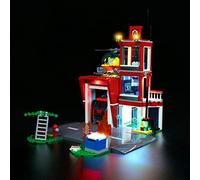 Led Light Set for Lego Fire Station, Led Light Kit for Lego 60320 City Fire Station Set - Not Include Lego Models, Just Light Set