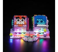 Led Light Set for Lego Inside Out 2 Mood Cubes 43248 (No Lego), Decoration Lighting Set for Creative Toys