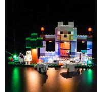 Led Light Set for Lego Minecraft The Wolf Stronghold 21261 (No Lego), Decoration Lighting Set for Minecraft Lego 21261 The Wolf Stronghold Creative Toys
