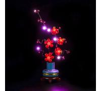 Led Light Set for Lego Plum Blossom (No Lego), Decoration Lighting Set for Icons Plum Blossom Flower Décor Creative Toys