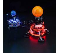 LED Light Set for Lego Technic Planet Earth and Moon in Orbit Building Set - Decoration Lighting
