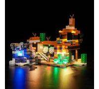 Led Light Set for Minecraft The Badlands Mineshaft (No Lego), Decoration Lighting Set