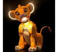 Led Light Set for Young Simba the Lion King (No Lego) - Decoration Lighting Set for Creative Toys