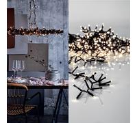 LED Light String Crispy Ice White IP44 Indoor Outdoor Warm 3000K 1200 Leds 25m