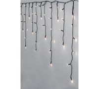 LED Light String Curtain Crispy Ice White IP44 Indoors & Outdoors Warm 3000K 6m