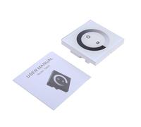 LED Light Strip, 12V-24V White Touch Panel Dimmer Single Channel Wall Switch Controller Single Color Touch Panel Dimmer