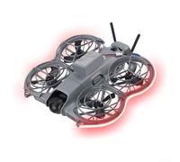 Led Light Strip Compatible With For Dji Neo 2 Waterproof Silicone Anti-collision Night Flight Accessory With Red Green And Blue Colors For Enhanced Visibility In Wet Conditions Two Pack(Red)