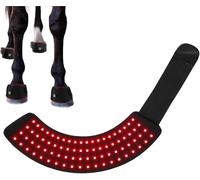 LED Light Therapy Device for Horse Hoof, 80 LEDs for Infrared Pain Relief, Therapeutic Wrap with Timer and Power Adjustment for Injuries and Inflammation
