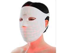 LED Light Therapy Mask for Face, Home Use Anti-Aging Skin Care Device, 330 LEDs, 5-in-1 LED Colors with Deep NIR 1072nm, NIR 830nm, Red, Yellow & Blue Light