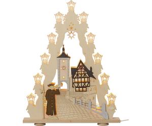 LED Light Tip 15 Branches "Rothenburg ob der Tauber" 52.0 x 67.0 x 6.0 cm NEW