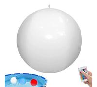 LED Light Up Beach Ball, Remote Control Inflatable Pool Toy 4 Modes