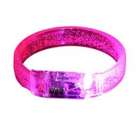 LED Light Up Bracelets - 8 Modes Flashing Luminescent Wristbands, Multicolor Reusable Glow Bracelets For Birthday Parties, Concerts, Raves & Night Events