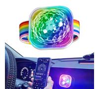 LED Light Up Clock with Sound Activated Disco Light - USB Rechargeable Bracelet for Home Car Birthday Halloween Christmas Wedding Decorations |