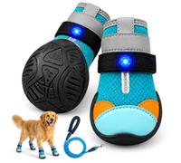Led Light Up Dog Boots, Glow Paws Shoes for Cats，1 pair：Size 2 | Breathable Mesh, Adjustable Straps And Rugged Paw Protection For Evening Walks, Trails And Everyday Outdoor Use