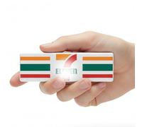 LED Light-Up Japanese Mini Convenience Store Fridge Magnet, 3D 7-11Konbini Storefront Collectible, USB-C Rechargeable, Glow Display Decor for Kitchen, Office, Gift for Japan Lovers