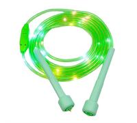 LED Light-Up Jump Rope for Kids - Color-Changing Light Up Jump Rope with Adjustable Length, Fun Cardio Workout Toy for Boys and Girls, Indoor & Outdoor Exercise for Active Play (Green)