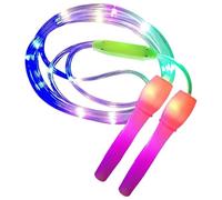 LED Light Up Jump Rope For Kids, Light Up Skipping Rope for Kids, Adjustable Luminous Jumping Rope, Glowing Skipping Rope for Home Exercise & Fitness & Sport Outdoor, Gifts for Girls & Boys (1PC)