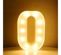 LED Light Up Letters, LED Alphabet Letter Sign Gifts for Girls Women Party Birthday Decorations Night Light Christmas Valentine Wall Table Decor, LED Marquee Letter Lights Sign Battery Powered O