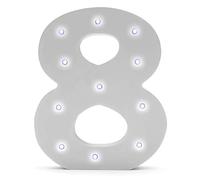 LED Light Up Number 8 (Kit)