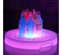 LED Light Up Serving Tray, Waterproof Music Theme Drink Tray, 16 Colors & 4 Gradient Modes for Birthday Party, Ideal for Bars & Events, Colorful Drink Holder