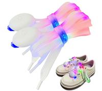 LED Light Up Shoe Laces, Color Flashing Shoelaces Neon Laces for Night Running Cycling, Disco Hip Hop Dance Party