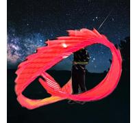 LED Light Up Streamers for Dance Performance, Rainbow Twirler Ribbons Ideal for Talent Shows and Exercise