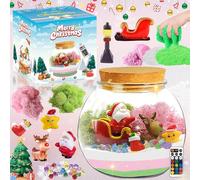 LED Light-Up Terrarium Kit for Kids - Christmas & Birthday Gift for Girls, DIY Night Light Craft Set with Realistic Glow, Best Present for 4-12 Year Old Girls