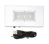 LED Lighted Base Light Crystal Picture Stand Easy Multi Purpose Rectangle Multi Lighting Modes LED Light Stand Base USB Powered for Crystal for Party Pedestals
