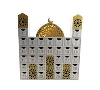 LED Lighted Eid Countdown Calendar Advent Calendars Ornament Table Desktop Decor For Kid Audt Home Decorations Holiday Calendar Advent
