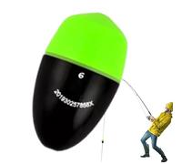 LED Lighted Fishing Bobbers | Lightweight Electronic Glowing Bobbers,Lightweight Fishing Gear Lighted Float Saltwater Freshwater Walleye Catfish