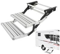 LED Lighted Folding van Steps Manual Steps for Motorhomes & Trailers Automatic Ladder for Easy Access & Safe van Access Solut