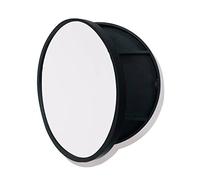 LED Lighted Round Solid Wood Bathroom Mirror - Wall Storage Cabinet with Mirror - Illuminated Medicine Cabinet - Stylish & Functional Home Decor