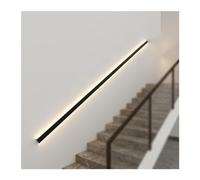 LED Lighted Stair Handrail Wall Mounted Indoor Safety Railing Durable Step Baluster Warm Light Finish 100cm Length Secure Hand Grips for Stairs