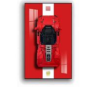 LED Lighted Wall Chart for lego 42143 Technic Ferrari Daytona SP3 - Model Car Building Kit for Adults - Model Car Wall Chart - Gift for Kids (B)