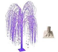 LED Lighted Weeping Willow Tree - Beautiful Artificial Det for Garden & Patio Ideal for Indoor Outdoor Use Perfect for Holiday & Event Lighting