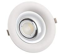 LED Lighting Downlight Indoor Embedded Ceiling Light Ultra-Thin White Round Recessed Downlight PC Panel Spring Brightness Spotlight Small Light for Closet Room Stairs Fittings
