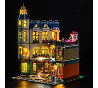 LED Lighting Kit for Lego 11371 Shopping Street - Custom Lights to Mount, Compatible with This Model (Model Not Included) (Remote Version)