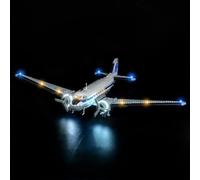 LED Lighting Kit for Lego 11378 Douglas DC-3 PAN AM Airliner - USB Powered Bright Light Effect, DIY Seamless Lights Easy to Install (Model Not Included)