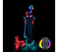 LED Lighting Kit for Lego 21279 The Enderman Tower - Custom Lights to Mount, Compatible with This Model (Model Not Included) (Remote Version)