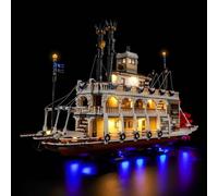 LED Lighting Kit for Lego 21356 - for River Steamboat Model Custom Lights DIY (Model Not Included) (Classic Edition)