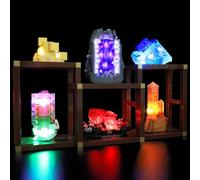 LED Lighting Kit for Lego 21362 Ideas Mineral Collection, Creative Light Kit Compatible with Lego 21362 (Lights Only, No Model)