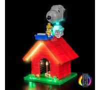 LED Lighting Kit for Lego 21368 Snoopy's Doghouse - Custom Lights to Mount Compatible with This Model (Model Not Included) (Version B)