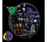 LED Lighting Kit for Lego 75419 Death Star - Custom Lights to Mount, Compatible with This Model (Model Not Included) (Remote Version)