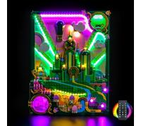 LED Lighting Kit for Lego 75685 Emerald City Wall Art - Custom Lights to Mount, Compatible with This Model (Model Not Included) (Remote Version)