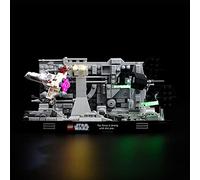 LED Lighting Kit Only - Kyglaring Lights Set Designed for Lego Star Wars Death Star Trench Run Diorama 75329 Model Building Kit - Without Lego Set (Classic Version)